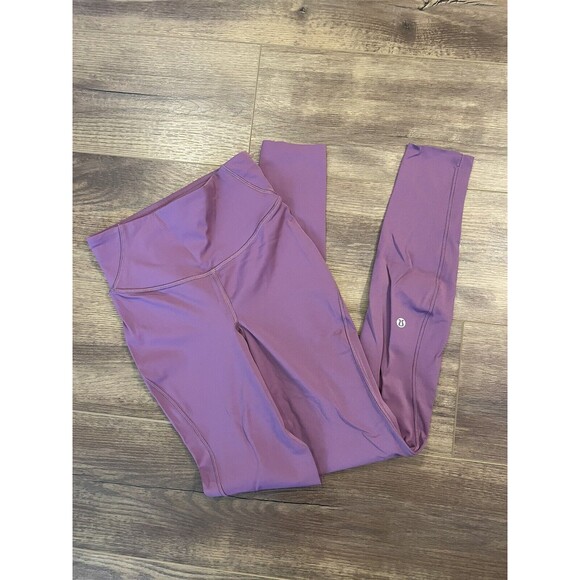 Lululemon Size 2 Base Pace High Rise Tight 27" Vintage Plum Purple/Mauve Legging - Picture 2 of 10